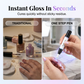 Set med 6 gelnagellackspennor