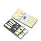 Mini-bärbar USB-LED-nattlampa