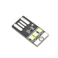Mini-bärbar USB-LED-nattlampa