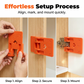🧲📏Magnetic Cabinet Door Hinge Drilling Guide Jig | With Built-In Measurement Guides for Accurate Cabinet Installation🚪