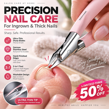✂️ Precisionsnageltång | 6 färger