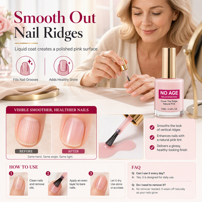 🔥50% RABATT NU! Naturlig nagelräckfyllare, jämnar ut nagelräckor snabbt 💅