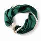 📿 50 % rabatt 🧣 Perle-sjalcollier – tidløs eleganz, justerbar sløyfe og smykker uten huller 🤍