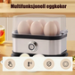 Multifunksjonell elektrisk eggkoker og dampkoker – 200 W