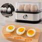Multifunksjonell elektrisk eggkoker og dampkoker – 200 W