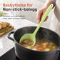 Silikonøse for suppe og servering – skånsom mot non-stick