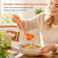 Silikonøse for suppe og servering – skånsom mot non-stick