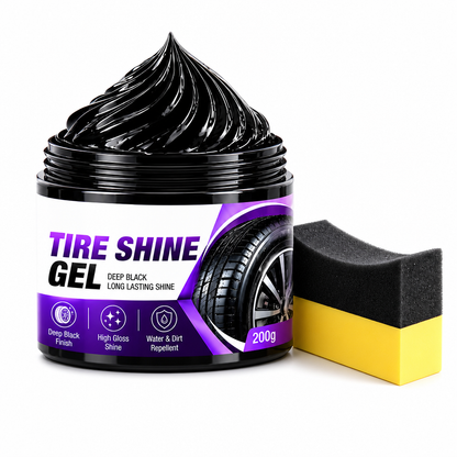 🔥 Tidsbegrenset tilbud: 50 % rabatt 🔥 Glansgel til bildekk – svart finish