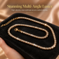 Elegant choker-halskjede med rhinestones for kvinner